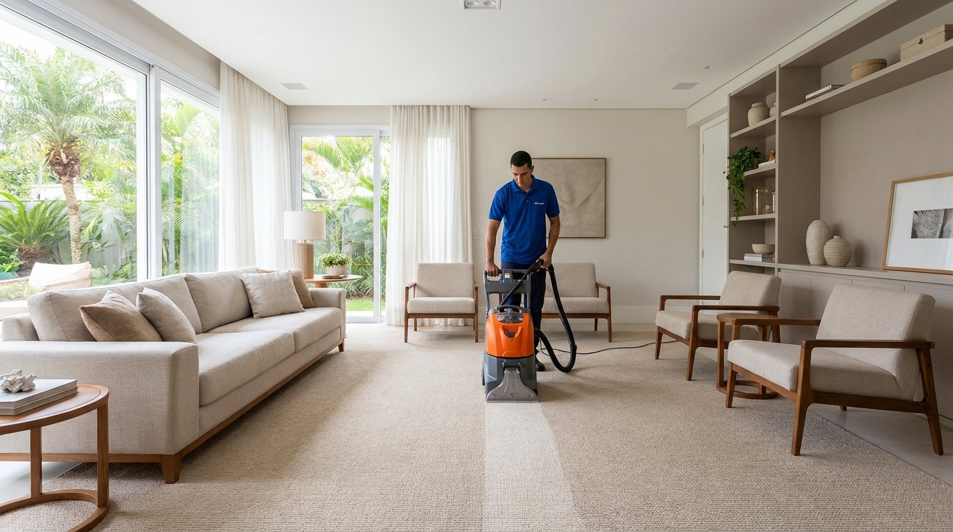 Limpeza de carpetes em Goiânia